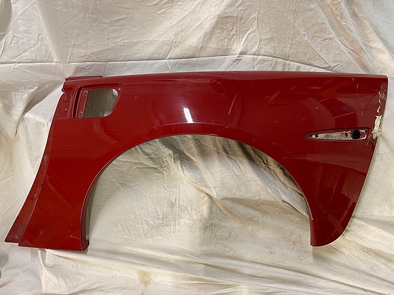 Chevrolet corvette c6 2005 base coupe vasen takalokasuoja