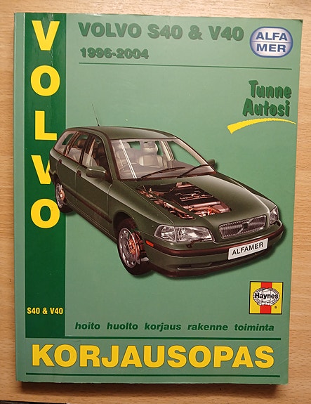 Mark Coombs VOLVO S40 & V40 1996-2004 : korjausopas