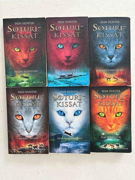 Erin Hunter Soturikissat -kirjasarja, 6 pokkaria