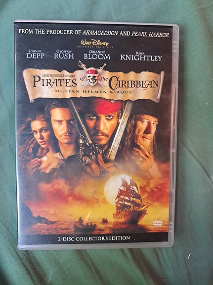 Pirates of the Caribbean Mustan helmen kirous DVD 2-disc collectors edition