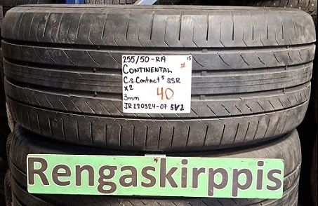 1kpl  255/50R19 Continental ContiSportContact 5 SSR kesä 3mm