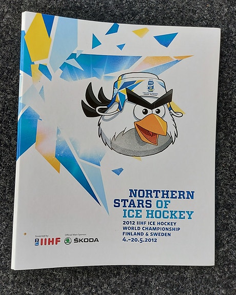 Jääkiekon 2012 koti MM-kisojen kansio