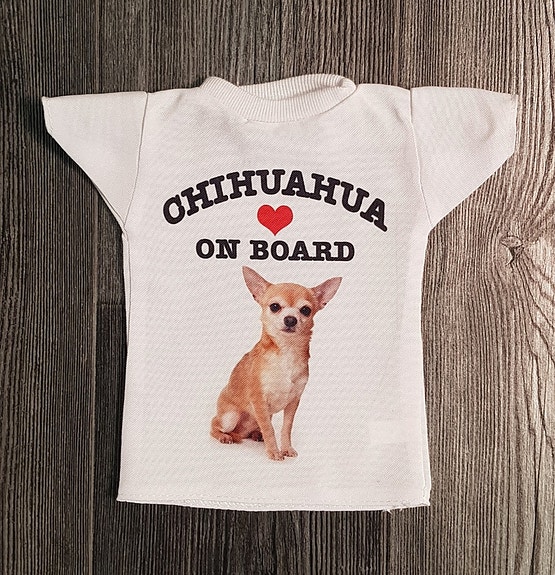 Chihuahua On Board koristepaita.