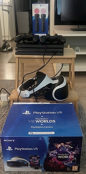 Sony PlayStation 4 Pro paketti + VR-lasit