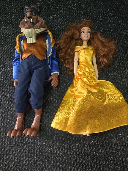 Disney Kaunotar ja Hirviö nuket
