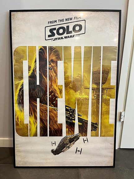 Star Wars Solo Chewie -juliste ja kehykset