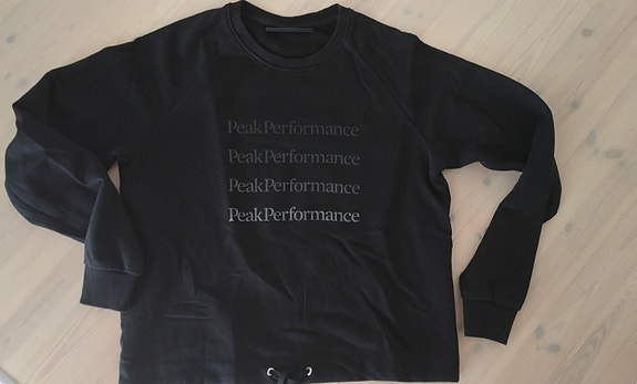 Peak Performance collegepaita M musta
