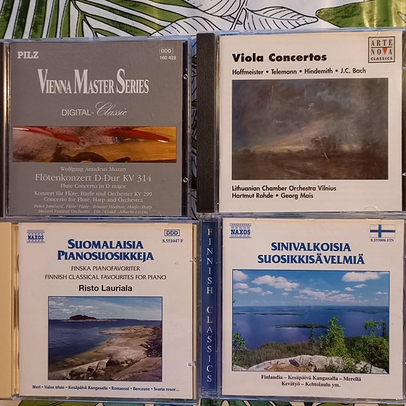 klassista musiikkia 4 CD- levyn setti, osin suomalaista