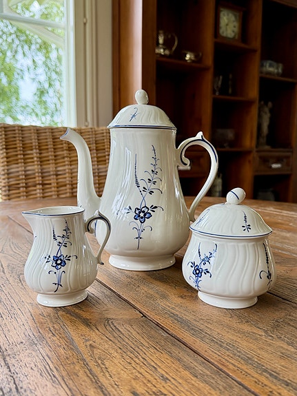 Villeroy & Boch Alt Luxemburg kahvikannu, kermakko ja sokerikko