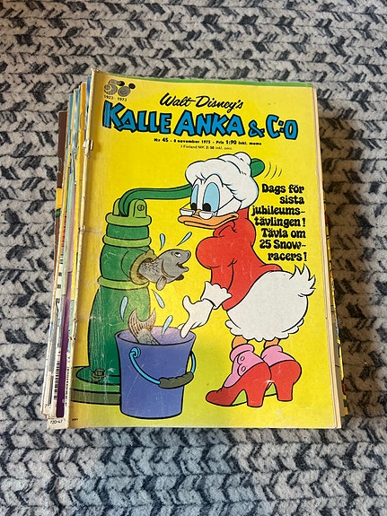 Walt Disney Kalle Anka & Co sarjakuvalehdet 23kpl