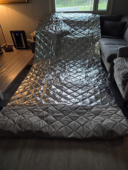7-kerroksinen toppapeitto 165x380cm