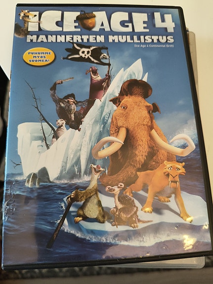 Ice Age 4 Mannereten mullistus ja Keisarin uudet kuviot 2 DVD-elokuvat