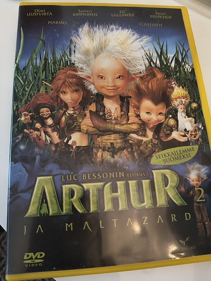 Arthur 2 ja Maltazard DVD-elokuva