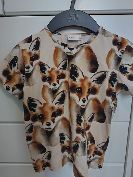 Metsola cream fox t-paita 98/ 104 unisex