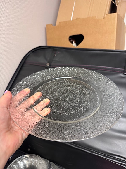 Iittala lasilautanen