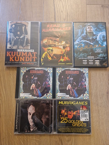 Hurriganes DVD- ja CD-paketti