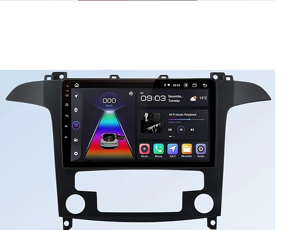 Android soitin 9" näytöllä Ford S-Max 2006-2015