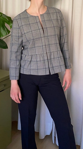 Esprit ruudullinen bleiseri