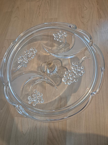Upea Vintage Walter Glas Vigneta jalallinen kakkulautanen