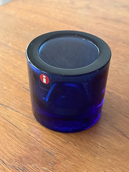 Iittala Marimekko Kivi tuikku, koboltinsininen