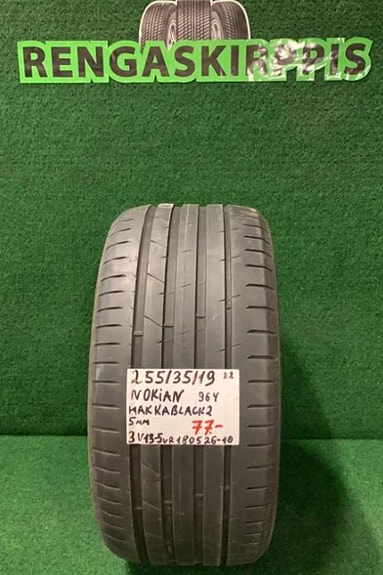 1kpl 255/35R19 Nokian Hakka Black 2 96Y kesä 5mm