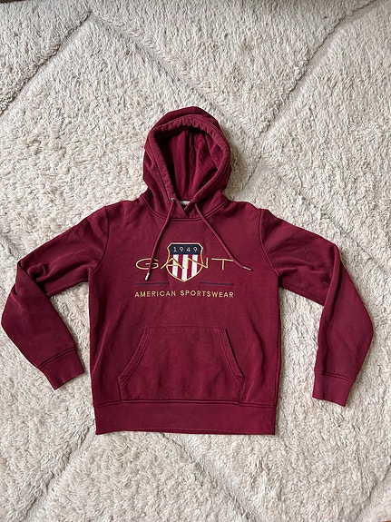 GANT huppari koko XS viininpunainen unisex