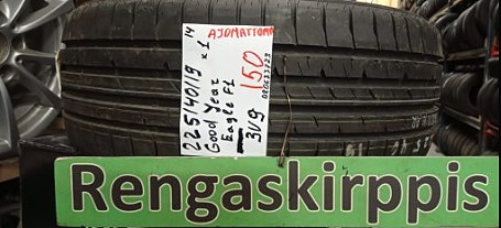 1kpl 225/40R19 Goodyear Eagle F1 kesä ajamaton