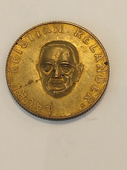 Kristian Relander Säästöpankkiviikko 1961 muistomitali/kolikko