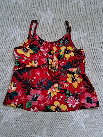 146/152 cm ABERCROMBIE KIDS - Nätti kukkatoppi tytölle