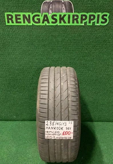 1kpl 235/40R19 Hankook Ventus Evo 96Y kesä uudenveroiset