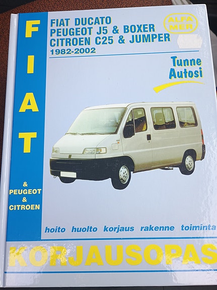 Fiat Citroen C25 Jumper  Boxer korjausopas 1982–2002
