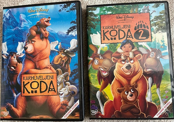 Karhuveljeni Koda 1 & 2 ( DVD ) paketti