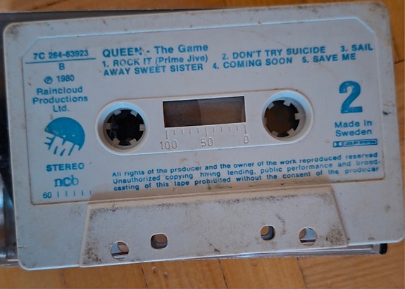 QUEEN The Game C-kasetti