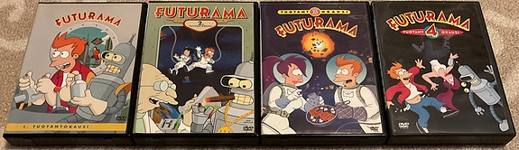 Futurama tuotantokaudet 1 - 4.   ( 15 x DVD )