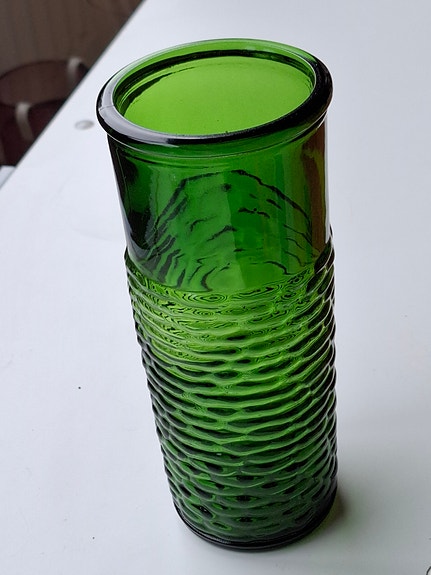 Kumela maljakko vihreä