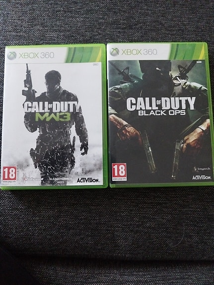 Xbox 360 Call of Duty MW3 ja Black Ops