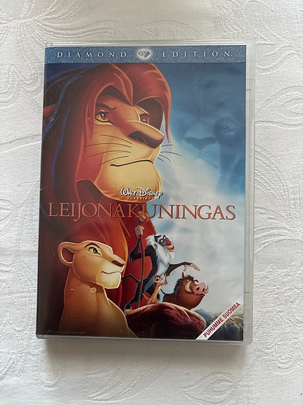 Disney Leijonakuningas DVD elokuva