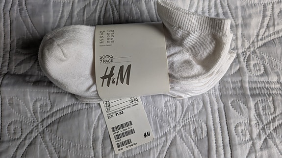 Uudet 31/33 koon H&M nilkkasukat