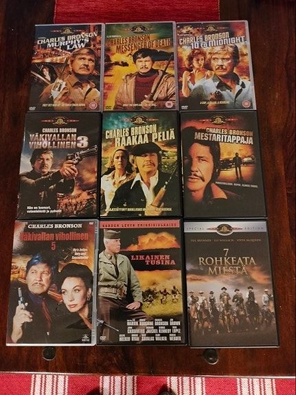 Charles Bronson DVDx9 kpl