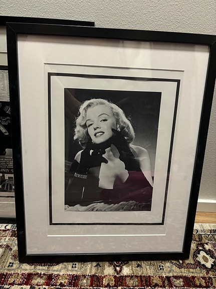 Vintage Marilyn Monroe -juliste (Ranskasta hankittu)
