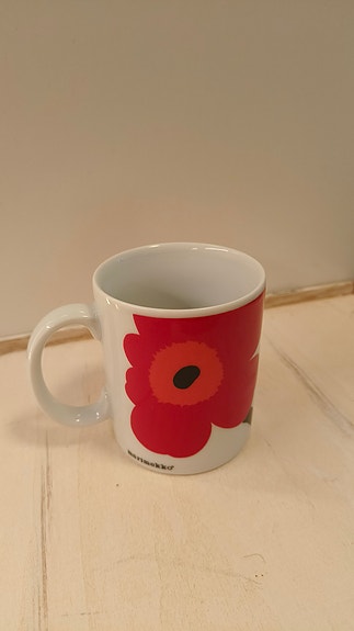 Marimekko Unikko-muki, punainen