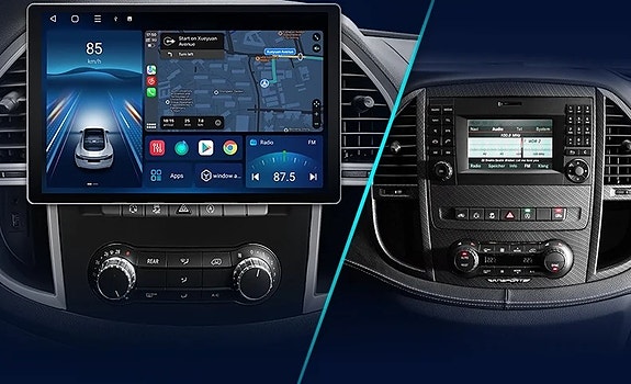 Android soitin 13.1" näytöllä Mercedes Benz Vito W447 2014-2021