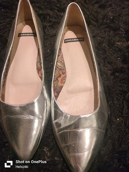 Vagabond ballerinat koko 38hopea