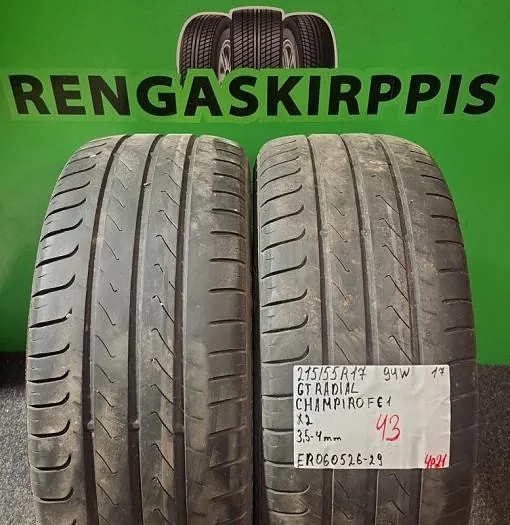 215/55R17 GT Radial Champiro FE1 94W kesä