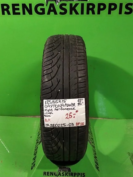 1kpl 185/65R15 Daytona Power Hight Performance 88T kesä 4mm