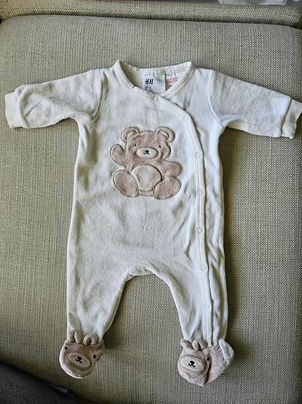 Nalle velourhaalari koko 56