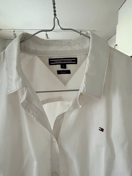 Tommy Hilfiger naisten paita S valkoinen puuvilla