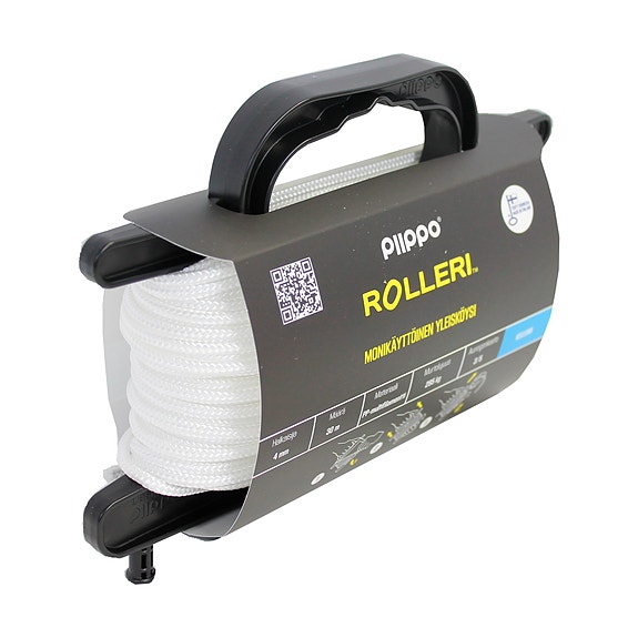 Yleisköysi Rolleri 4 mm 30 m valkoinen