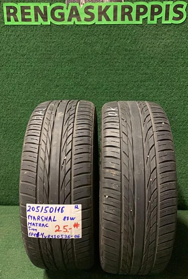 2kpl 205/50R16 Marshal Matrac 87W kesä 5mm