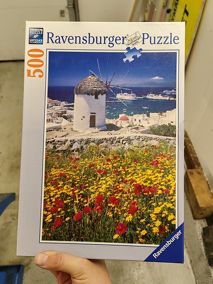 Ravensburger 500 palan palapeli Kreikka maisema